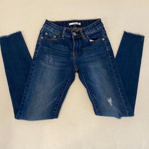 Papaya Blue Ripped Jeans